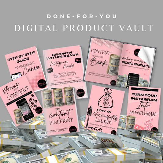 DFY Digital Product Vault | WITH RESELL RIGHTS